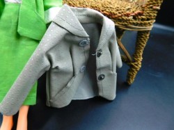 dc black hair coat